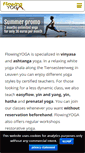 Mobile Screenshot of flowingyoga.be